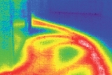 İnfrared Gözlem kameraları ile boru hattında yapılan resimler