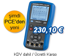 10 MHz'lik bant genisligi ile Tasinabilir-Osiloskop-Multimetre 