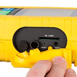 Bağlantıları ile 4-Kanallı-Vibrasyon Data Logger PCE-VM 5000.