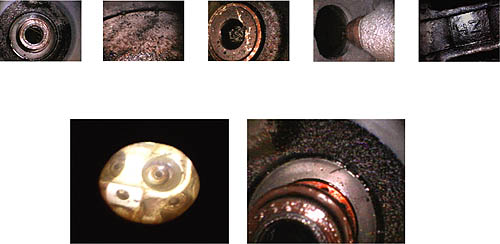 Boroskop PCE-VE 350N'un kullanım görüntüleri