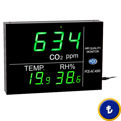 CO2-Gsterge PCE-AC 4000