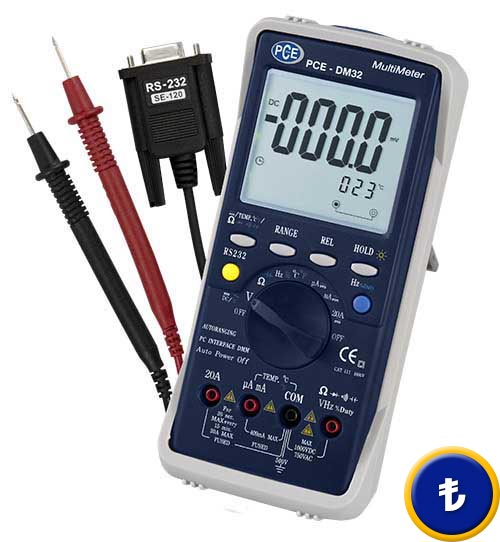 Dijital-Multimetre DMM PCE-DM 32