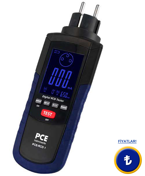 FI/RCD Kontrolör PCE-RCD 1