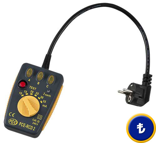 FI/RCD Test Cihaz PCE-RCD 2