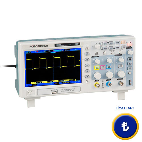 Kaydedici Osiloskop PCE-DSO5000 Serisi