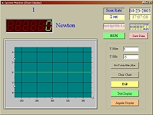 Kuvvet Ölçer PCE-FM Serisinin yazılım görüntüsü