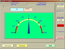 Kuvvet Ölçer PCE-FM50 veya PCE-FM200'ün yazılımının analog görüntüsü