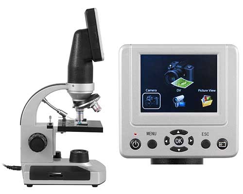 Ekran ve kolay okunur Mens ile LCD-renci-Mikroskop PCE-BM 100.