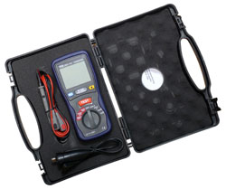Megohmmetre PCE-IT55 için taşıma Çantası ve içeriği