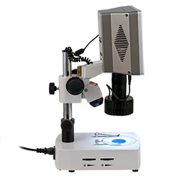 Mekanik 3D-Mikroskop PCE-IVM 3D'nin yandan grn