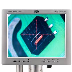 8 inch byklnde LCD-Ekran ile Motorlu 3D-Mikroskop PCE-MVM 3D.