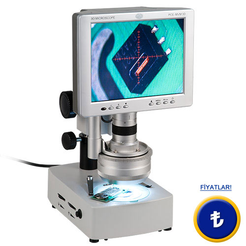 Motorlu 3D-Mikroskop PCE-MVM 3D