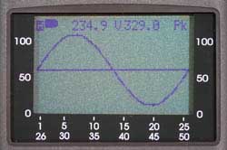 Pens G Analizr PCE-GPA 62'nin grafik ekran