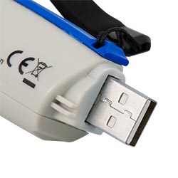USB-Arayüz sayesinde Sıcaklık-Veri Kaydedicisi PCE-TD 60'da kaydedilen veriler bilgisayara aktarılabilir.