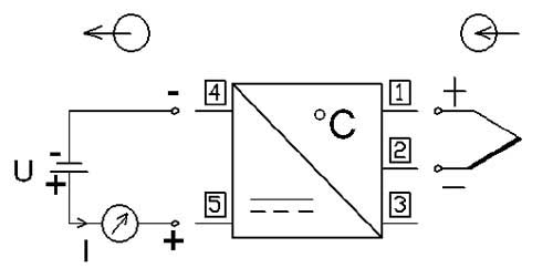 Termal e-evirici PCE-P17TC'nin balant izimi