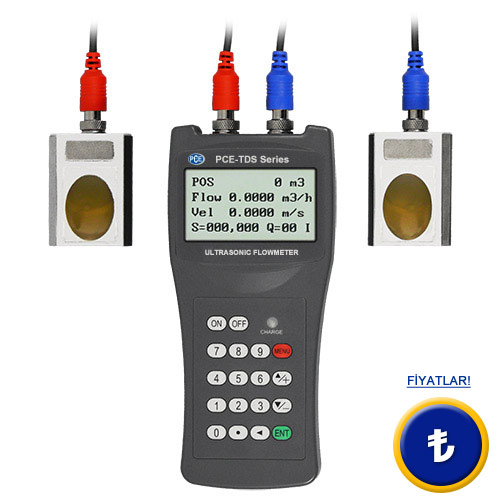 Ultrasonik - Akis lm Cihazi PCE-TDS-100 Serisi