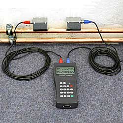 Ultrasonik - Ak lm Cihaz PCE-TDS-100 Serisi'nin boru sisteminde lm yaparken