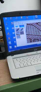 USB-Mikroskop PCE-MM 200 ile kağıt para denetimi