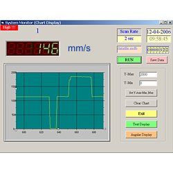 Vibrometre PCE-VT 204 için yazılım paketi