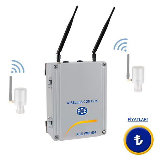 Wireless Titresim-Kontrol Sistemi PCE-VMS 504